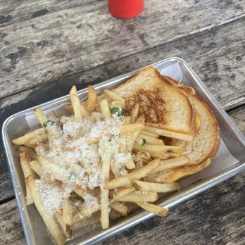 Pangaea Bier Cafe - Grilled cheese w garlic fries - Pubs Near Me - Sacramento, California Pangaea Bier Cafe - Grilled cheese w garlic fries - Pubs Near Me - Sacramento, California
