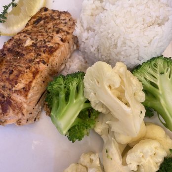 Oakside - Salomon, with jasmine rice. (Dairy free as requested) - Seafood Near Me - Big Bear Lake, California Oakside - Salomon, with jasmine rice. (Dairy free as requested) - Seafood Near Me - Big Bear Lake, California