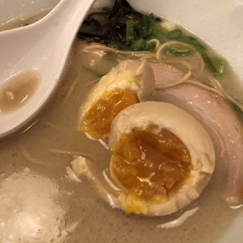 Ippudo Louvre - Like at the bright color of that yolk!!! - Ramen Near Me - Paris, 75