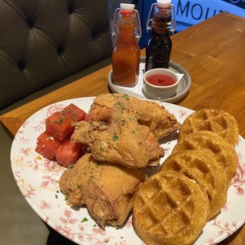 Yardbird - Chicken & Waffles (gluten free) - Southern Near Me - Los Angeles, California