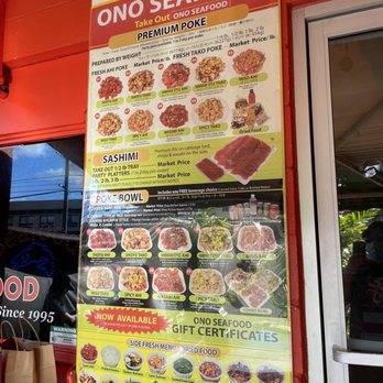 Ono Seafood - Menu: 01-2022 - Seafood Near Me - Honolulu, Hawaii Ono Seafood - Menu: 01-2022 - Seafood Near Me - Honolulu, Hawaii