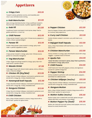 Menu photo 6 Sri Krishna Round Rock, TX