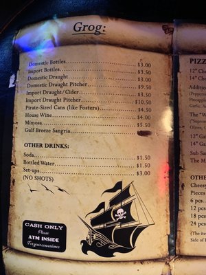 Menu photo 7 The Gaff Port Aransas, TX