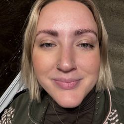 Brow tint and lamination