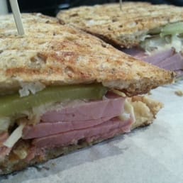 An interesting take on the rueben sandwich. #nomnomnom