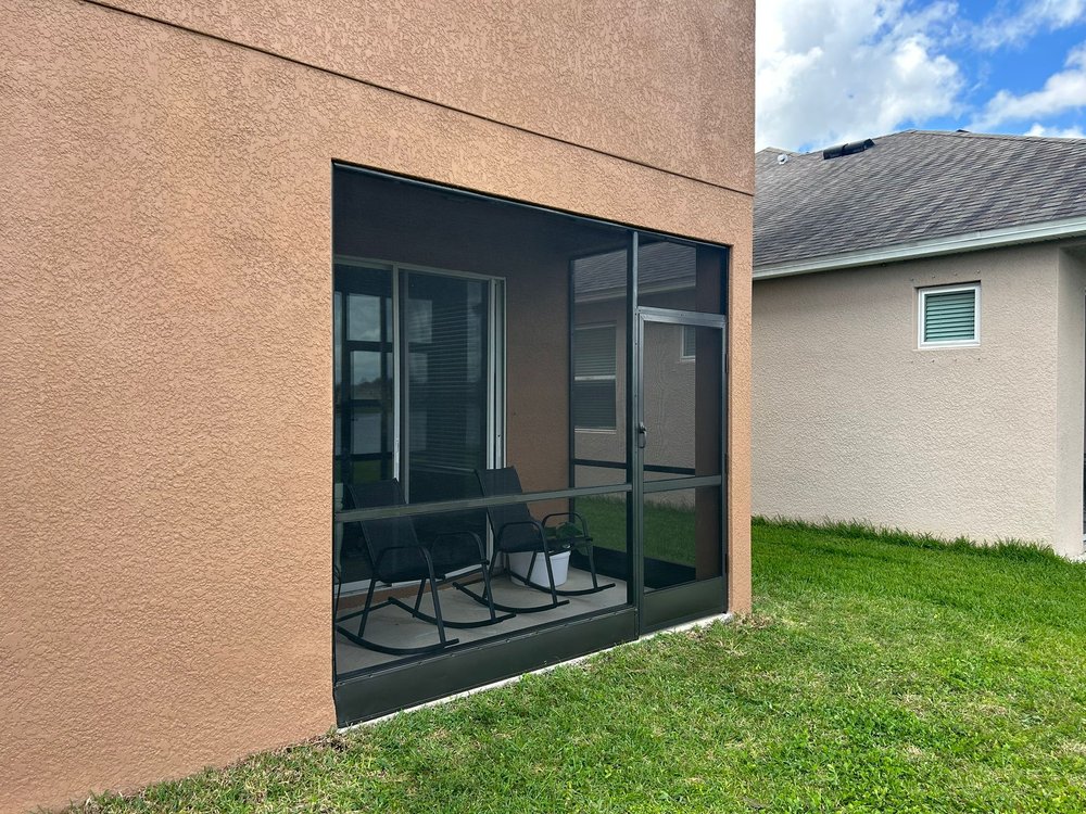 Slide of Aluminum and Screen Y&J