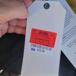 Ross Dress For Less - Tag for my backpack