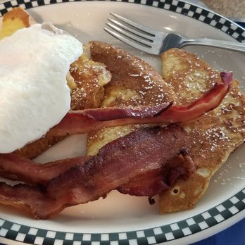 Mike’s All Day Breakfast - French toast, bacon 1 egg - Breakfast & Brunch Near Me - Kennebunk, Maine Mike’s All Day Breakfast - French toast, bacon 1 egg - Breakfast & Brunch Near Me - Kennebunk, Maine