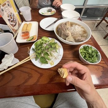 Mama Bear Pho And Boba - Beef rib pho. Fried rolls (pork) and dumplings (pork). These were delicious. - Coffee & Tea Near Me - Orlando, Florida Mama Bear Pho And Boba - Beef rib pho. Fried rolls (pork) and dumplings (pork). These were delicious. - Coffee & Tea Near Me - Orlando, Florida