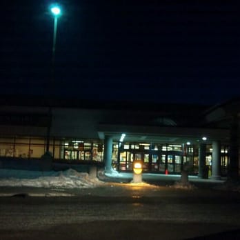 Fort Wainwright Commissay - a building at night - Grocery Near Me - Fairbanks, Alaska