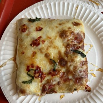 What Up Dough Pizza - Roman pizza with sopresatta and hot honey - Pizza Near Me - Burbank, California