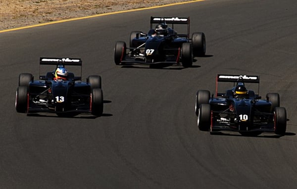 Photo of Simraceway Performance Driving Center - Sonoma, CA, US. On the track at Infineon Raceway with the new Jim Russell Racing Drivers School F3 cars