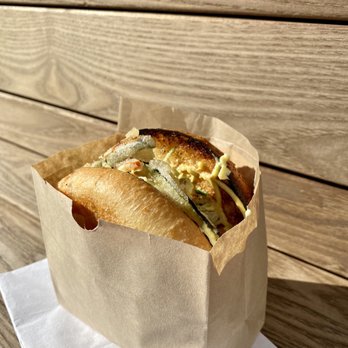 Breadbelly - Kakiage egg salad bunwich - Bakeries Near Me - San Francisco, California Breadbelly - Kakiage egg salad bunwich - Bakeries Near Me - San Francisco, California