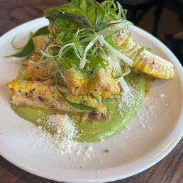 Roasted Corn Ribs with Basil Aioli