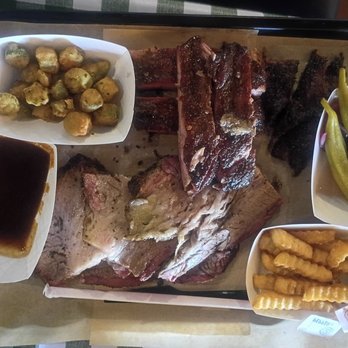 The Smoky Pickle - 3 Meat Platter - Barbeque Near Me - Nampa, Idaho The Smoky Pickle - 3 Meat Platter - Barbeque Near Me - Nampa, Idaho