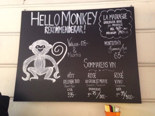 Menu photo 1 Hello Monkey Gothenburg, O