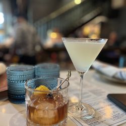 The Black Sheep Restaurant - Ginger peach martini and old fashioned