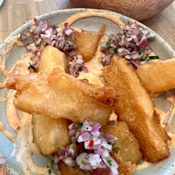 Leche De Tigre - Yucca fries - Peruvian Near Me - San Antonio, Texas Leche De Tigre - Yucca fries - Peruvian Near Me - San Antonio, Texas