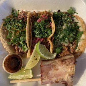 Photo of Tuetano Taqueria - San Diego, CA, United States. I recommend the carne asada and quesabirria tacos plus bone marrow