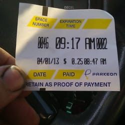 Haverford Township Police Department - Evidence B :BAAAMM !! The proof that I did, notice the time it expired.