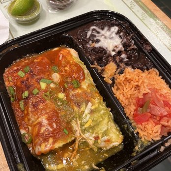 Poquito Más - Chicken Enchiladas Plate - Mexican Near Me - Sherman Oaks, California Poquito Más - Chicken Enchiladas Plate - Mexican Near Me - Sherman Oaks, California