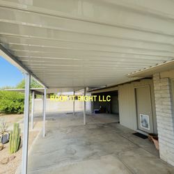 Roof It Right - Out with the Old, In with the New -- Upgraded Aluminum Awnings for Long-Lasting Shade and Style.