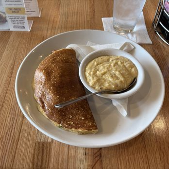 Big Bad Breakfast - Lodge - Cornbread Omelet and Grits - Breakfast & Brunch Near Me - South Pittsburg, Tennessee Big Bad Breakfast - Lodge - Cornbread Omelet and Grits - Breakfast & Brunch Near Me - South Pittsburg, Tennessee