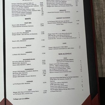 Wild Fish - Menu - Seafood Near Me - Pacific Grove, California Wild Fish - Menu - Seafood Near Me - Pacific Grove, California