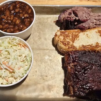 City Barbeque - St Louis ribs, brisket, coleslaw slaw and baked beans and toast - Barbeque Near Me - Huntersville, North Carolina City Barbeque - St Louis ribs, brisket, coleslaw slaw and baked beans and toast - Barbeque Near Me - Huntersville, North Carolina