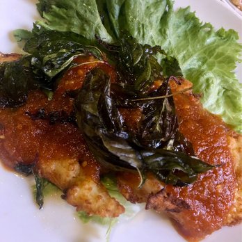 My Thai Kitchen - Crispy Sea Bass - Thai Near Me - Roseville, California My Thai Kitchen - Crispy Sea Bass - Thai Near Me - Roseville, California