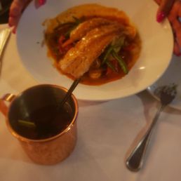 Pan Roasted Yellowtail Snapper