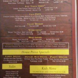 Hillbilly Fire Pit - Last page of our menu at hillbilly firepit