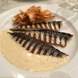 Grilled mackerel.