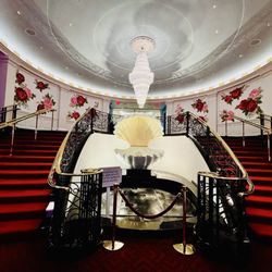 The Greenbrier - Casino, fountain under maintenance.