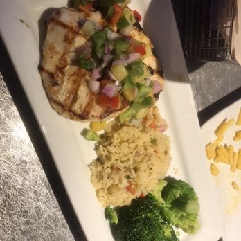 Dave & Buster's Euless - Grilled chicken, spicy rice, broccoli. Decent gluten free option. - Arcades Near Me - Euless, Texas