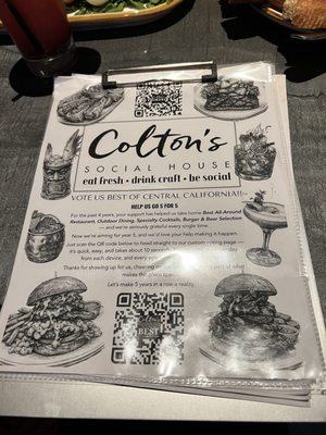 Menu photo 4 Colton's Social House Clovis, CA