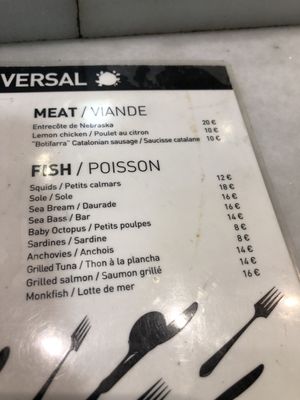 Menu photo 7 Kiosko Universal Barcelona, B