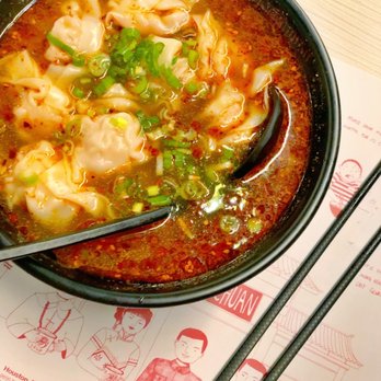 MIAN - Sour and spicy pork dumpling soup - Szechuan Near Me - Houston, Texas