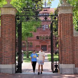Harvard University - Main gates to the hallowed ground