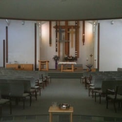 St Peter Catholic Church - Interior of St Peter's in Pacifica, exposed host?