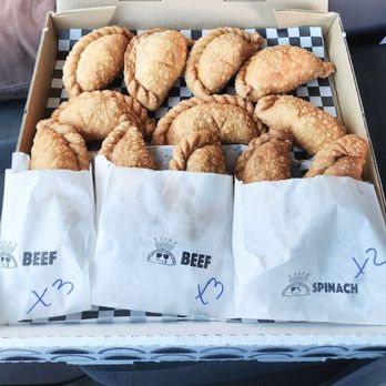 Lord Empanada - A dozen empanadas for the long drive. Birria, beef, spinach & cheese. - Argentine Near Me - Monrovia, California Lord Empanada - A dozen empanadas for the long drive. Birria, beef, spinach & cheese. - Argentine Near Me - Monrovia, California