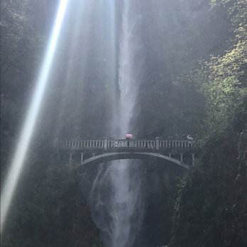 Multnomah Falls - That's me with the pink umbrella - Hiking Near Me - Bridal Veil, Oregon Multnomah Falls - That's me with the pink umbrella - Hiking Near Me - Bridal Veil, Oregon