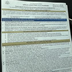 USPS - It's about time I get us all passports. Trying to get outa the country for Christmas.
