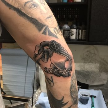 Seattle Tattoo Emporium - Side elbow shot, he even through in a 19 for me . - Tattoo Near Me - Seattle, Washington