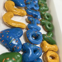 Custom Birthday Donuts