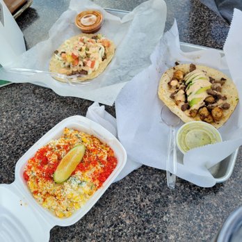 Fiery Kitchen Taco - Fiery y fiery taco, the Bangin taco, and the street corn. - Tacos Near Me - Jacksonville, Florida