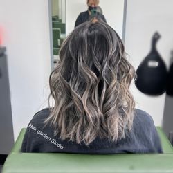 Hair Garden Studio By Nikki Huynh - Ash blonde balayage by Nikki Huynh