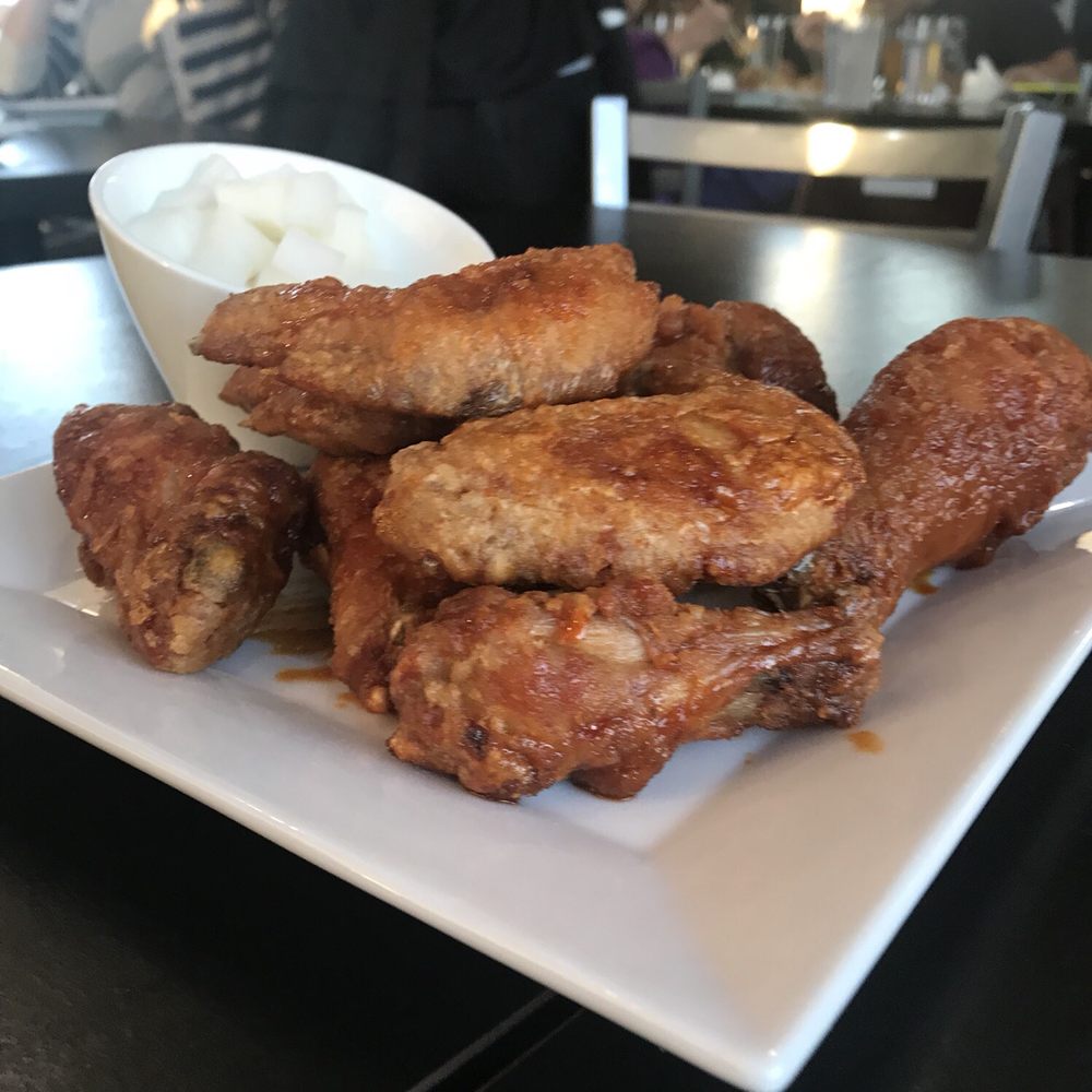 Bonchon - Spicy fried chicken. IG: betweencupcakes - Korean Near Me - Glenview, Illinois