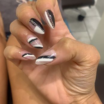 Swan Nails - Hard gel fill $25 gel polish $20 design $25 the menu says design is $5 but that is misleading I was charged $5/2nails - Nail Salons Near Me - Las Vegas, Nevada Swan Nails - Hard gel fill $25 gel polish $20 design $25 the menu says design is $5 but that is misleading I was charged $5/2nails - Nail Salons Near Me - Las Vegas, Nevada