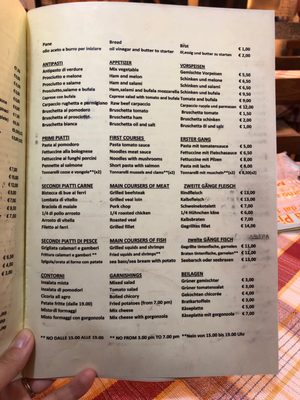 Menu photo 4 Luzzi Rome, RM Menu photo 4 Luzzi Rome, RM